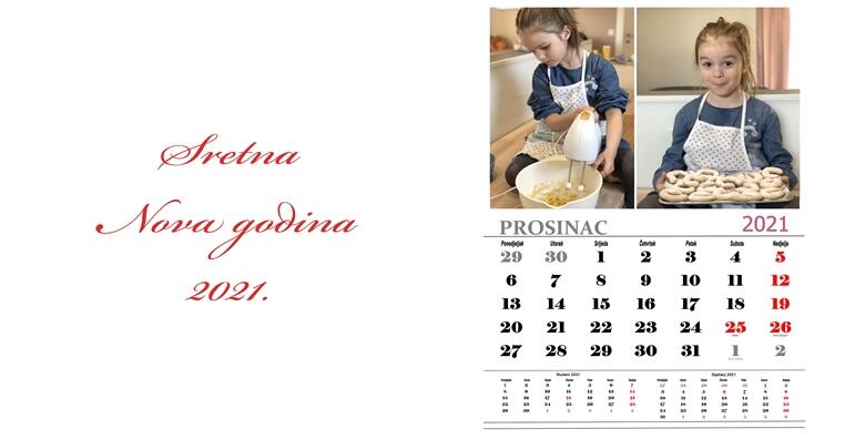 Personalizirani zidni kalendar – uljepšajte svaki mjesec 2021. godine kalendarom s Vašim fotografijama za samo 79 kn!