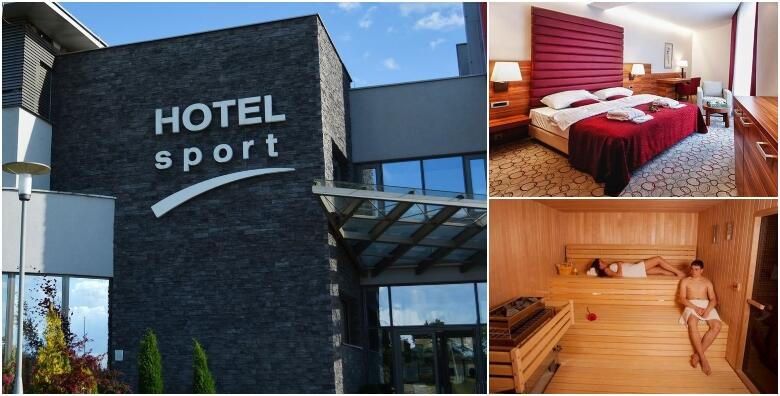 Wellness u Hotelu Sport 4* – 1 ili više noćenja s doručkom za 2 osobe uz besplatno korištenje sauna, unutarnjeg bazena, relax zone te aromamasaže u paru od 495 kn!
