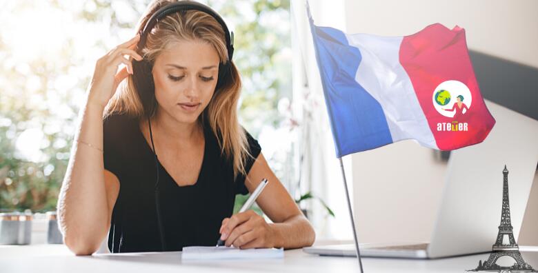 FRANCUSKI JEZIK - uspješno usvojite jezik uz početni intenzivni online tečaj u trajanju 20 školskih sati u Jezičnom atelieru