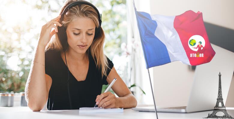 FRANCUSKI JEZIK – uspješno usvojite jezik uz početni intenzivni online tečaj u trajanju 20 školskih sati u Jezičnom atelieru