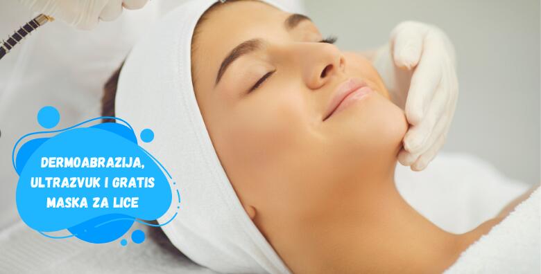 Učinite kožu čistom i lijepom sa tretmanom dermoabrazije lica i vrata, ultrazvuka i gratis hidratantnom maskom u Croozon studiju za terapiju lica i tijela