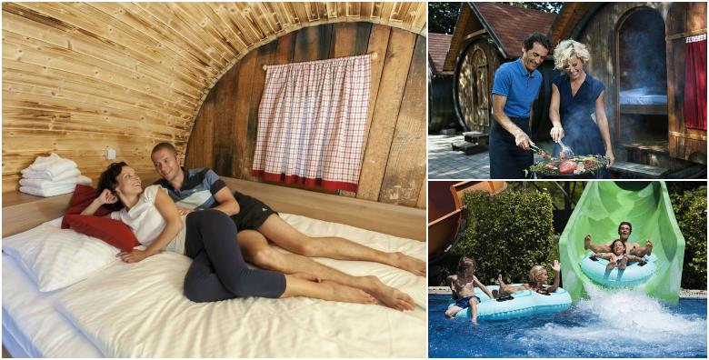 Glamping Vinske bačve, Ptuj - 2 noćenja s polupansionom i kupanjem u termama Ptuj za 910 kn!
