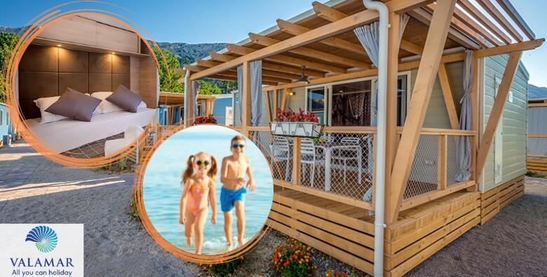 BAŠKA, Beach Premium Camping Resort 4* by Valamar - opustite se u luksuznom obiteljskom odmoru uz 2 noćenja za do 4 osobe i 2 djece u mobilnim kućicama