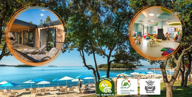 Ponuda dana: ISTRA CAMPING HOMES by Valamar 5* - dobitnik nagrade za 2024. godinu! Uživajte u 2 noćenja u modernim kamping kućicama u Funtani za do 4 odraslih i 2 djece (Istra Premium Camping Resort 5*)