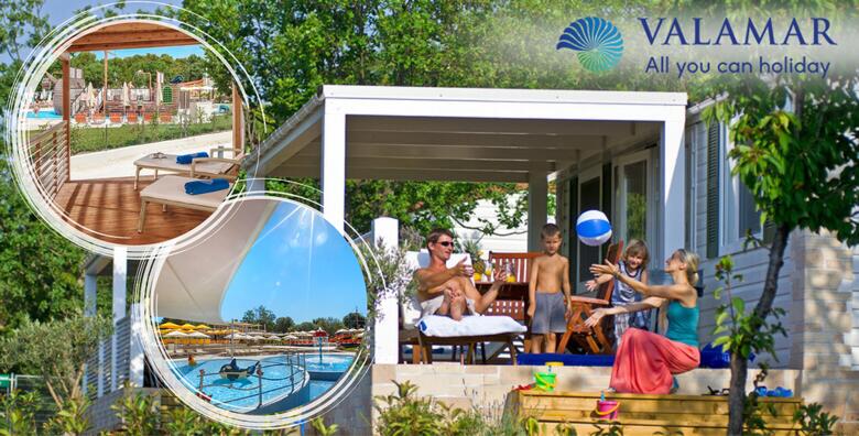 Ponuda dana: POREČ - obiteljski odmor uz 2 noćenja za do 4 osobe i 2 djece do 11,99 godina u kamping kućici u Lanterna Premium Camping Resort 4* by Valamar uz obiteljske sadržaje (Lanterna Premium Camping Resort 4*)