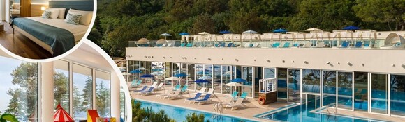 Girandella Maro Suites 5*, RABAC - 2 noćenja ALL INCLUSIVE za 2 osobe i do 2 djece do 15,99 godina uz Maro Club, igraonice i Aqua Maro kompleks s bazenom