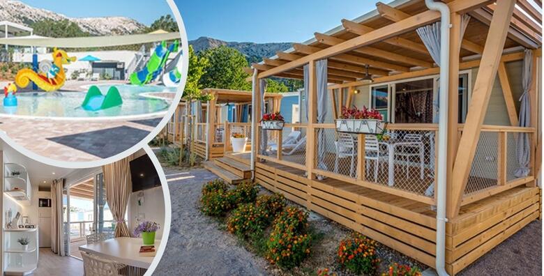 Valamar Camping Baška 4* - opustite se u luksuznom obiteljskom odmoru uz 2 noćenja za do 4 osobe i 2 djece u mobilnoj kućici