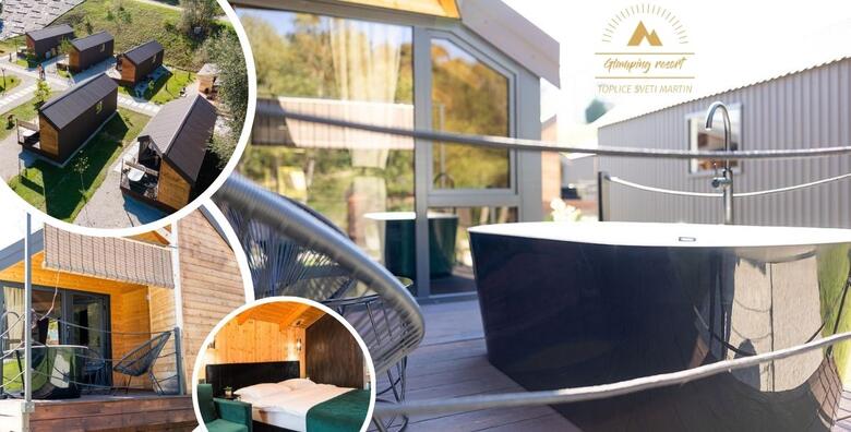 Wellness u Glamping resortu Halicanum 4*, Toplice Sv.Martin - 1 ili 2 noćenja s polupansionom za 2 odrasle osobe + GRATIS paket za 1 dijete do 6,99 godina