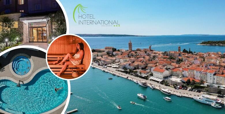 Ponuda dana: RAB, Hotel International 3* - wellness odmor uz 2, 3 ili 5 noćenja s polupansionom za 2 odraslih + GRATIS paket za 1 dijete do 5,99 godina uz korištenje saune, bazena i whirpoola (Hotel International 3*)