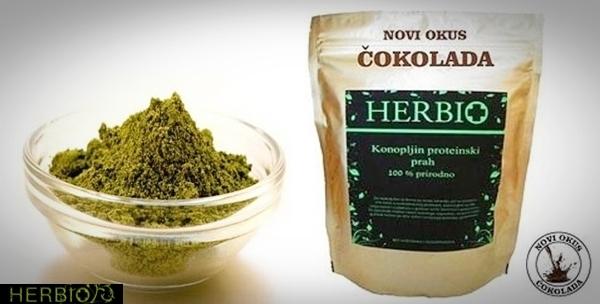Proteini konoplje s okusom čokolade - 1kg, hrvatski proizvod