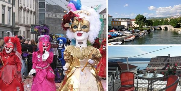 Maškare u Crikvenici – 3 dana za dvije osobe u apartmanima*** za 298kn!