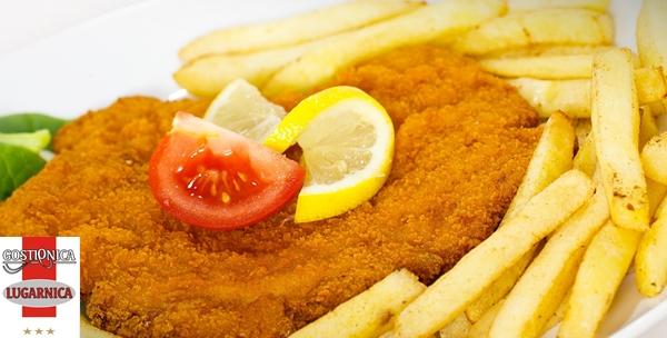 Zagrebački pileći odrezak od pola metra s pomfritom, salatom i juhom za dvoje za samo 59kn!