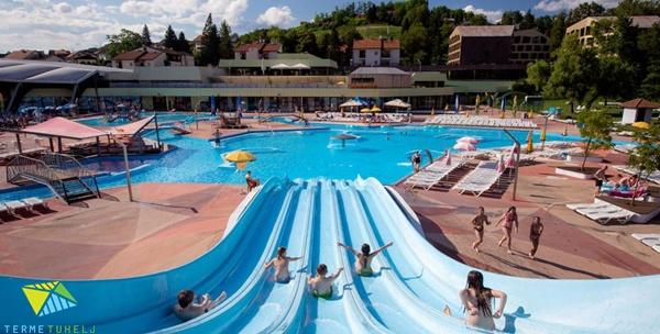 Terme Tuhelj - cjelodnevno kupanje na bazenima uz malu pizzu, hamburger ili salatu za samo 54kn!