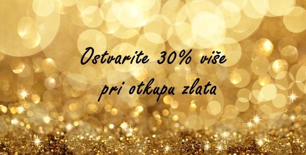 Otkup zlata – voucher od 49kn kojim ostvarujete 30% veću cijenu pri prodaji svog zlata