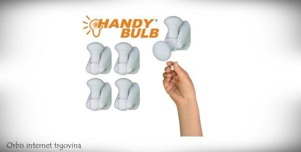 Prijenosna led štedljiva svjetiljka Handy Bulb uz uključene baterije za samo 25kn!