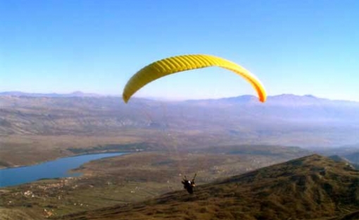 Paragliding let u okolici Sinja