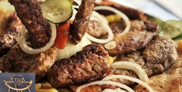 Ćevapi, šiš, uštipci, ražnjići, kotleti, vratina, kobasice, pileći file, špek uz pomfri i lepinje