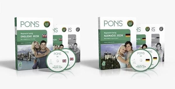 Engleski ili njemački jezik, napredni PONS paketi za samostalno učenje za 115kn!