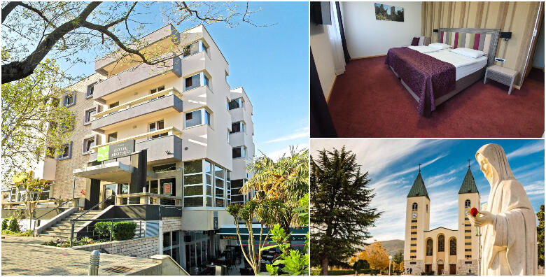 Međugorje – predah uz 1 noćenje s doručkom za 2 osobe uz korištenje fitnessa + gratis ponuda za 1 dijete do 2 godine u Hotelu Brotnjo 4* za 560 kn!