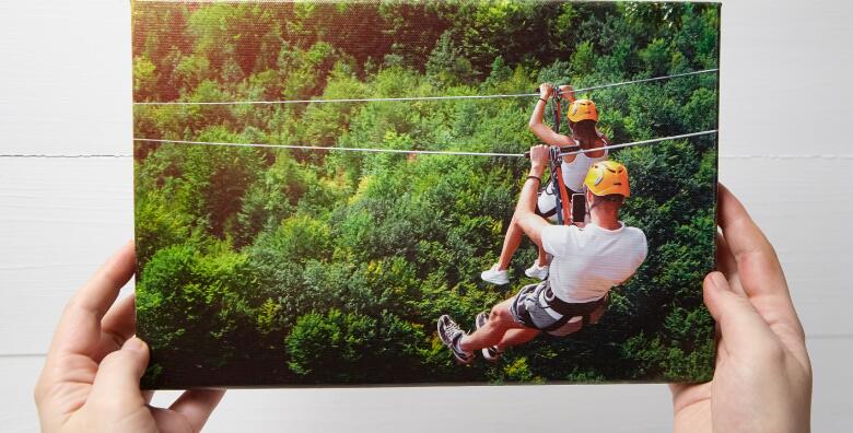 Fotografija na platnu u dimenziji po izboru - najdraže uspomene prebacite s mobitela na zid ili poklonite fotografiju dragoj osobi