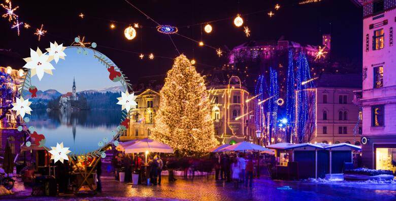 ŠTEFANJE U SRCU SLOVENIJE - uživajte u božićnom ugođaju najljepšeg slovenskog jezera, kušajte tradicionalne bledske slastice i posjetite Ljubljanu