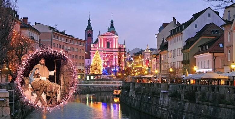 Advent u Postojni i Ljubljani - posjetite najatraktivniju špilju u Europi i uđite u bajkoviti podzemni raj uz prikaz živih jaslica te posjetite čarobno ukrašenu Ljubljanu