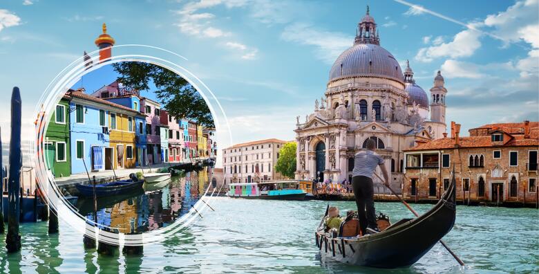 VENECIJA I OTOCI LAGUNE - posjetite grad ljubavi te otočiće Burano i Murano poznate po šarenom izgledu zgrada i proizvodnji stakla