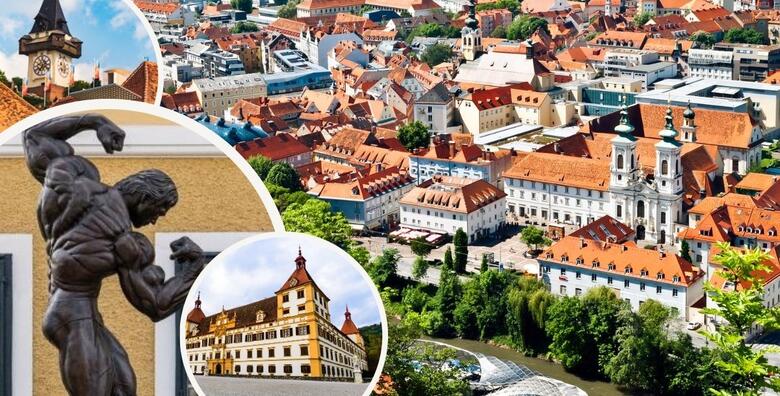 Graz i muzej Arnolda Schwarzeneggera - jednodnevni izlet u rodno mjesto poznatog glumca uz razgled baroknog dvorca EGGENBERG i odlazak u središte GRAZA