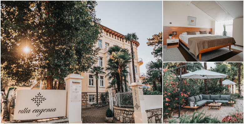 Lovran, Hotel Villa Eugenia 4* - 2 noćenja za dvoje uz korištenje SPA oaze i s bogatim doručkom u srcu Lovrana za 1.277 kn!