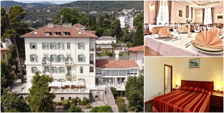 Hotel Lovran 3* na samom šetalištu Lungomare - 2 noćenja s polupansionom za 2 osobe + gratis ponuda za 1 dijete do 8 godina i 1 dijete do 12 godina za 1.599 kn!