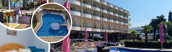 LJETOVANJE U VODICAMA, Hotel Miramare 4* - srce sezone u Vodicama uz 7 noćenja s polupansionom za 2 odrasle osobe i do 2 djece uz korištenje vanjskog bazena i teretane