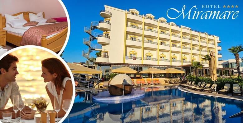LIPANJ U VODICAMA - opustite se uz 2 noćenja s polupansionom za  2 odrasle osobe + GRATIS paket za 2 djece u Hotelu Miramare 4*