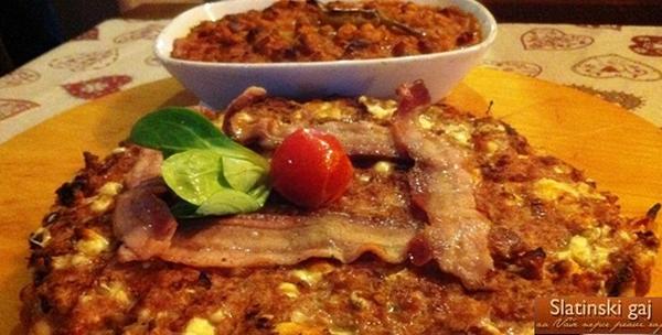 Zagorska pljeskavica od 1 kg punjena sirom i paprikom