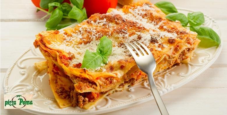 Lasagne Bolognese ili Poma – dvije porcije za 39kn!