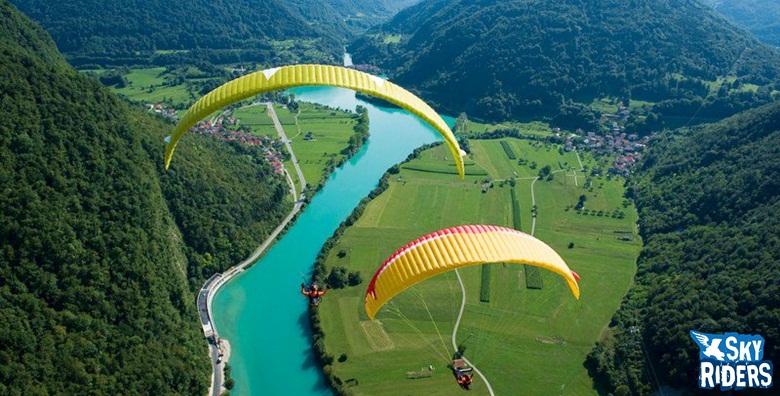 Paragliding – adrenalinski let u tandem letjelici s instruktorom  za 549 kn!