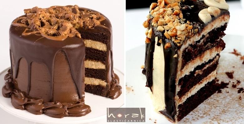 Čokoladna torta s kremastim preljevom od kikirikija za samo 65 kn!