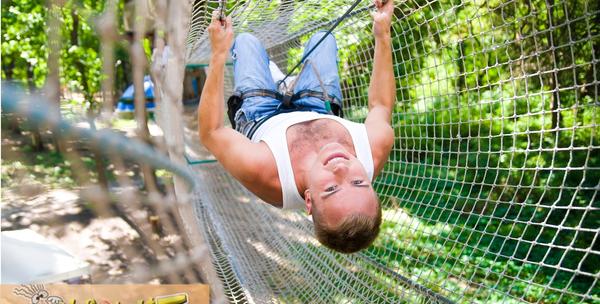 Adrenalinski park - roping uz opremu za 90kn