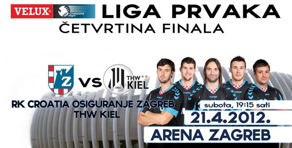 Liga prvaka - RK  Zagreb- Kiel