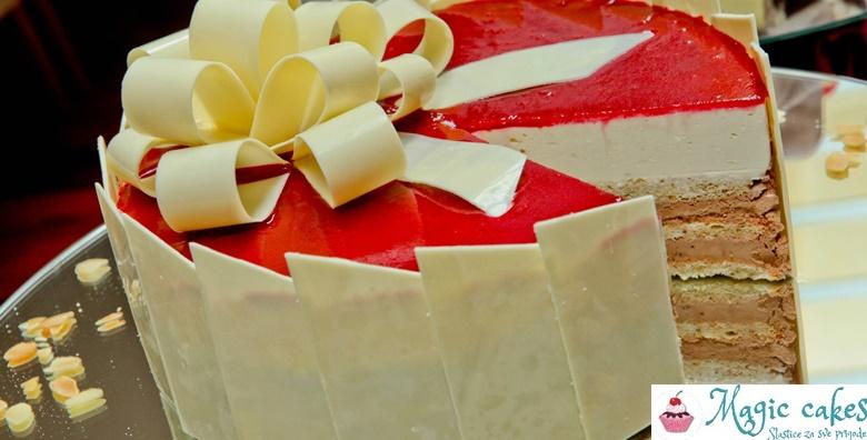 Ledeni vjetar ili čokoladna torta s natpisom po vašem izboru u Slastičarnici Magic cakes za 144 kn!