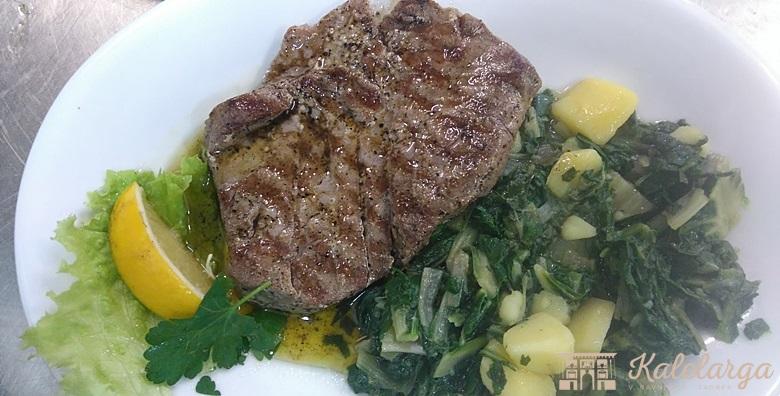 Tuna steak na žaru s domaćom blitvom i krumpirima, zeleni rezanci s kozicama i predjelo iznenađenja za dvoje za 149 kn!