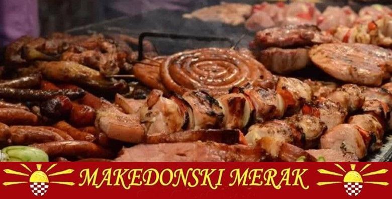 [MAKEDONSKI RESTORAN] Pljeskavica punjena sirom, pileći medaljoni, rebarca sa žara, ćevapi, zapečeni grah, pečeni krumpir i umaci za 169 kn!