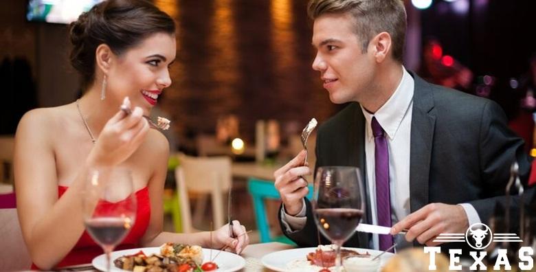 Valentinovo u Texas steak&grill house za 2 osobe