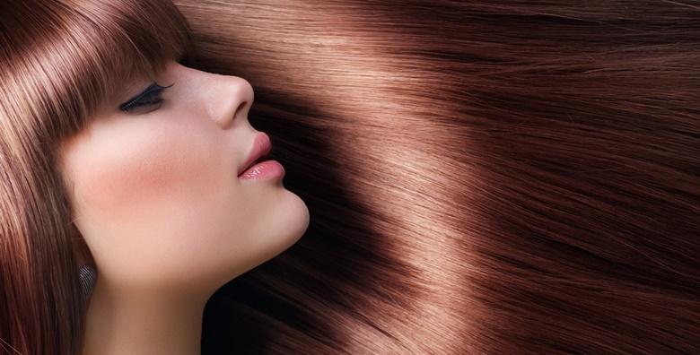 Keratin njega kose uz šišanje i fen frizuru