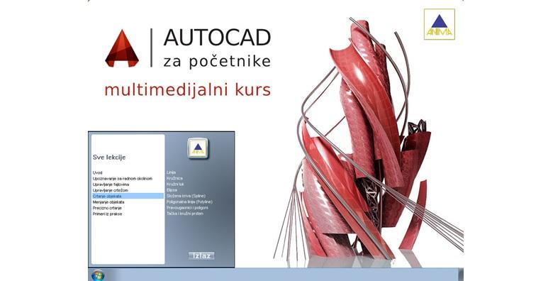 AutoCAD-početni, napredni ili 3D online tečaj uz video upute