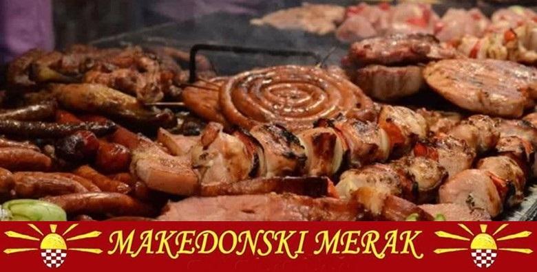 Meni po izboru u 3 slijeda u restoranu Makedonski Merak