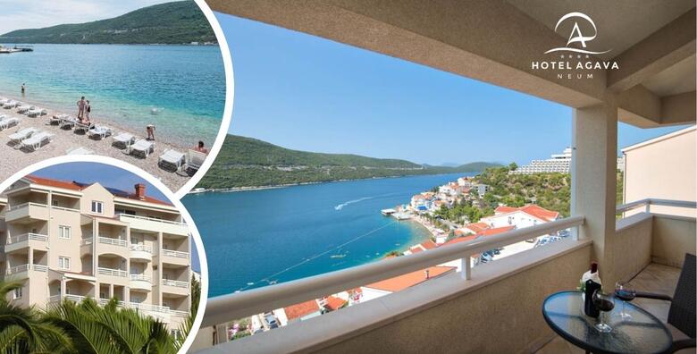 LJETOVANJE U NEUMU - provedite sunčane dane uz 3, 5 ili 7 noćenja s polupansionom za dvoje + gratis paket za 1 dijete do 2,99 godina u Hotelu Agava 4* TIK UZ MORE