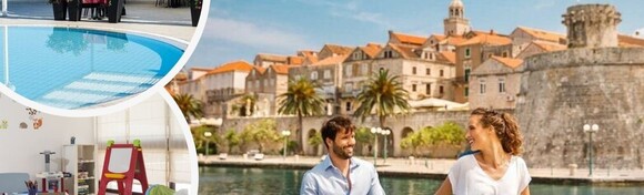 POSEBNA PONUDA! PROLJEĆE NA KORČULI - 2 noći s polupansionom za 2 odrasle osobe i 1 dijete ili 3. odraslu osobu u Hotelu Marko Polo by Aminess 4* uz 2 vanjska bazena