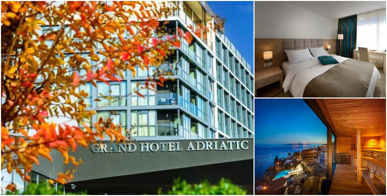 Opatija – 2 noćenja s polupansionom za dvoje u standard ili superior sobi s pogledom na more u Grand Hotelu Adriatic 3/4* uz korištenje bazena i spa zone od 1.409 kn!