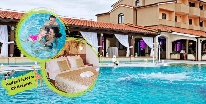 Ponuda dana: Obiteljski odmor u Hotelu Villa Letan 4* - 2 noći s polupansionom za 2 osobe + gratis paket za 1 dijete uz Spa & Relax zonu te uključen vođeni izlet u NP Brijune (Hotel Villa Letan 4*)