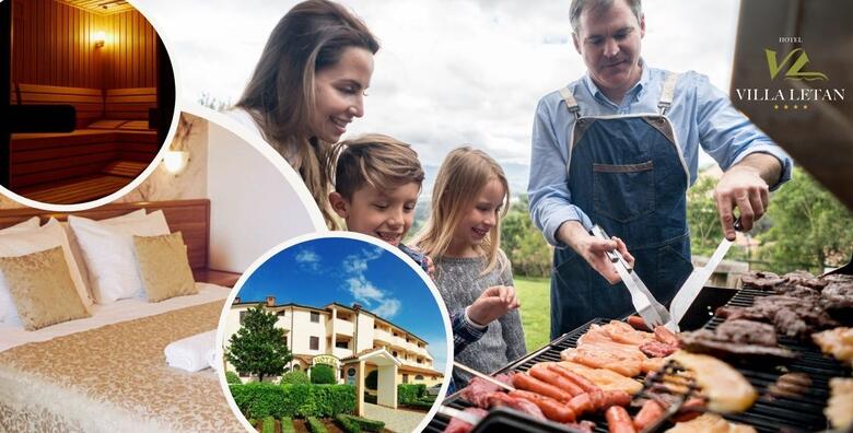 Ponuda dana: Praznik rada u Hotelu Villa Letan 4* - 2 noćenja s polupansionom za 2 osobe + GRATIS paket za 2 djece uz wellness, zabavni sadržaj i uzbudljivi GRILL COOKING SHOW (Hotel Villa Letan 4*)